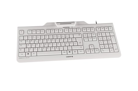 Cherry KC online bestellen Marktkauf 105 Grau, 1000 - Tastatur Tasten - QWERTZ SC - bei Weiß
