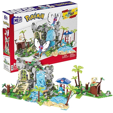Mega Construx Pokémon Dschungel Bauset Konstruktions Spielzeug Bausteine Kinder 