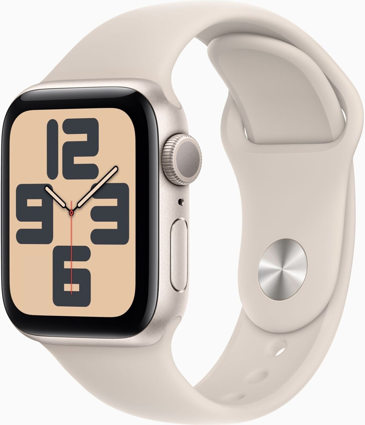 Watch SE 2.Gen 2022 GPS 44mm Smartwatch Alu Sternenlicht Sportband