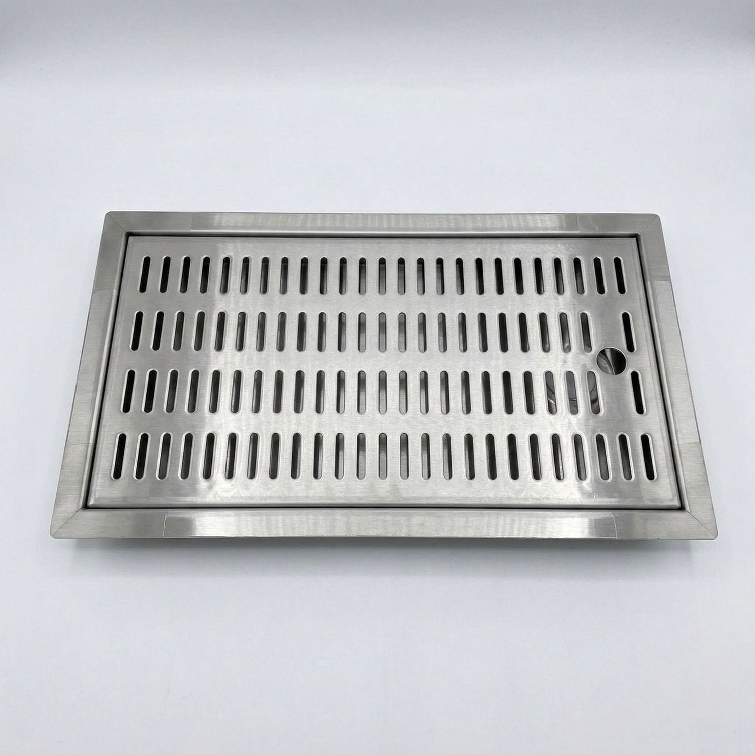 Tropfblech, Abtropfblech, Tropfschale - CNS zum Einlassen, 480 x 313 mm 