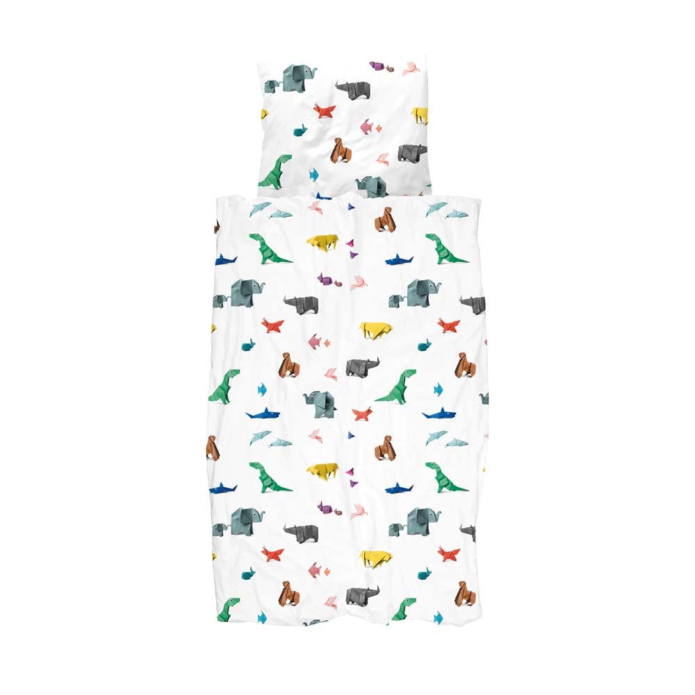 Snurk Bettw&auml;sche Origami Zootiere 135 x 200 