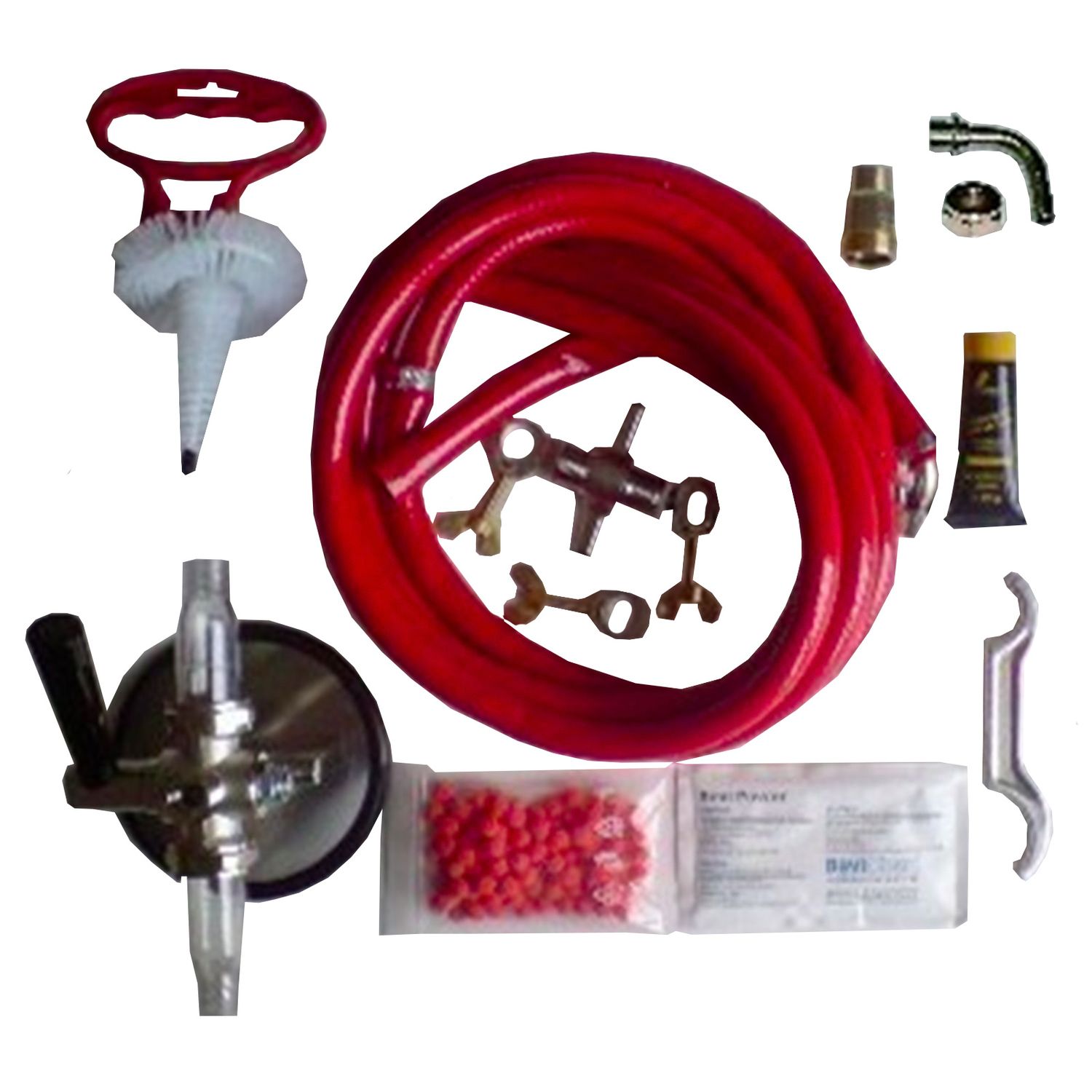 Reinigungsset f&uuml;r Zapfanlage und Keg - gro&szlig; - 2leitig - 10mm 