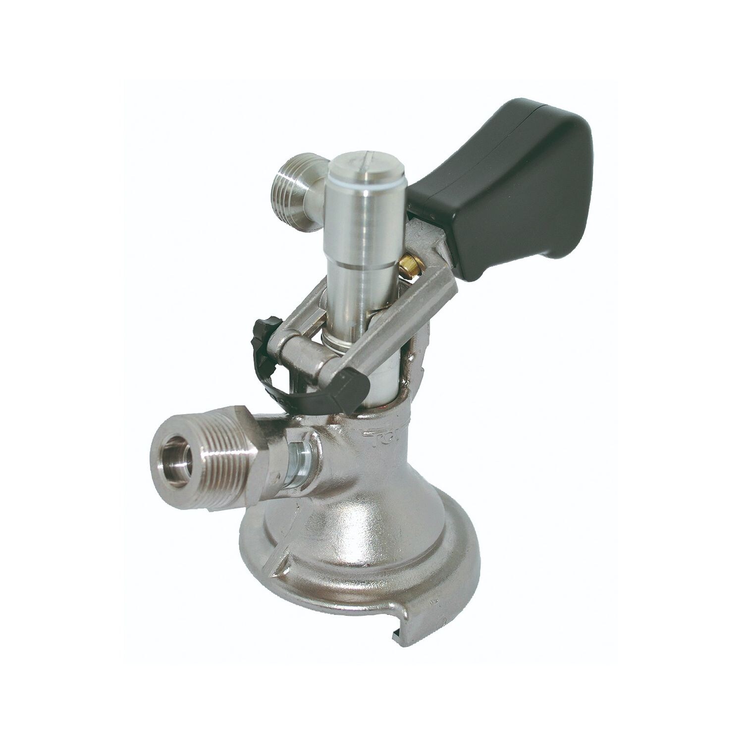 Zapfkopf Keg Verschluss Flach Fitting seitlicher Ausgang (Thekenanstich)