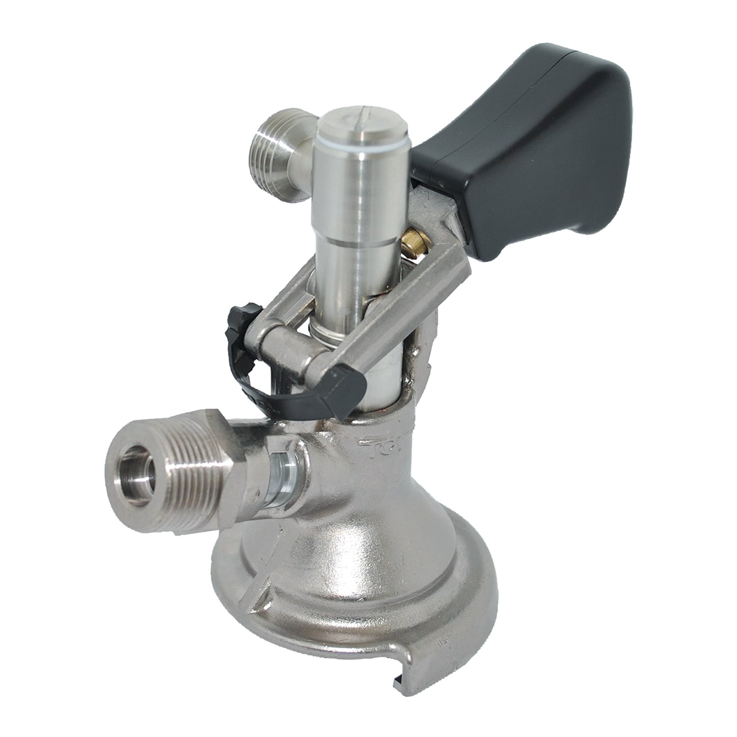 Zapfkopf - Keg Verschluss, Kombi - Fitting, seitlicher Ausgang (Thekenanstich) 