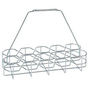 Glasträger für 10 Gläser | Getränke- & Geschirrkorb aus Metall (verzinkt) 