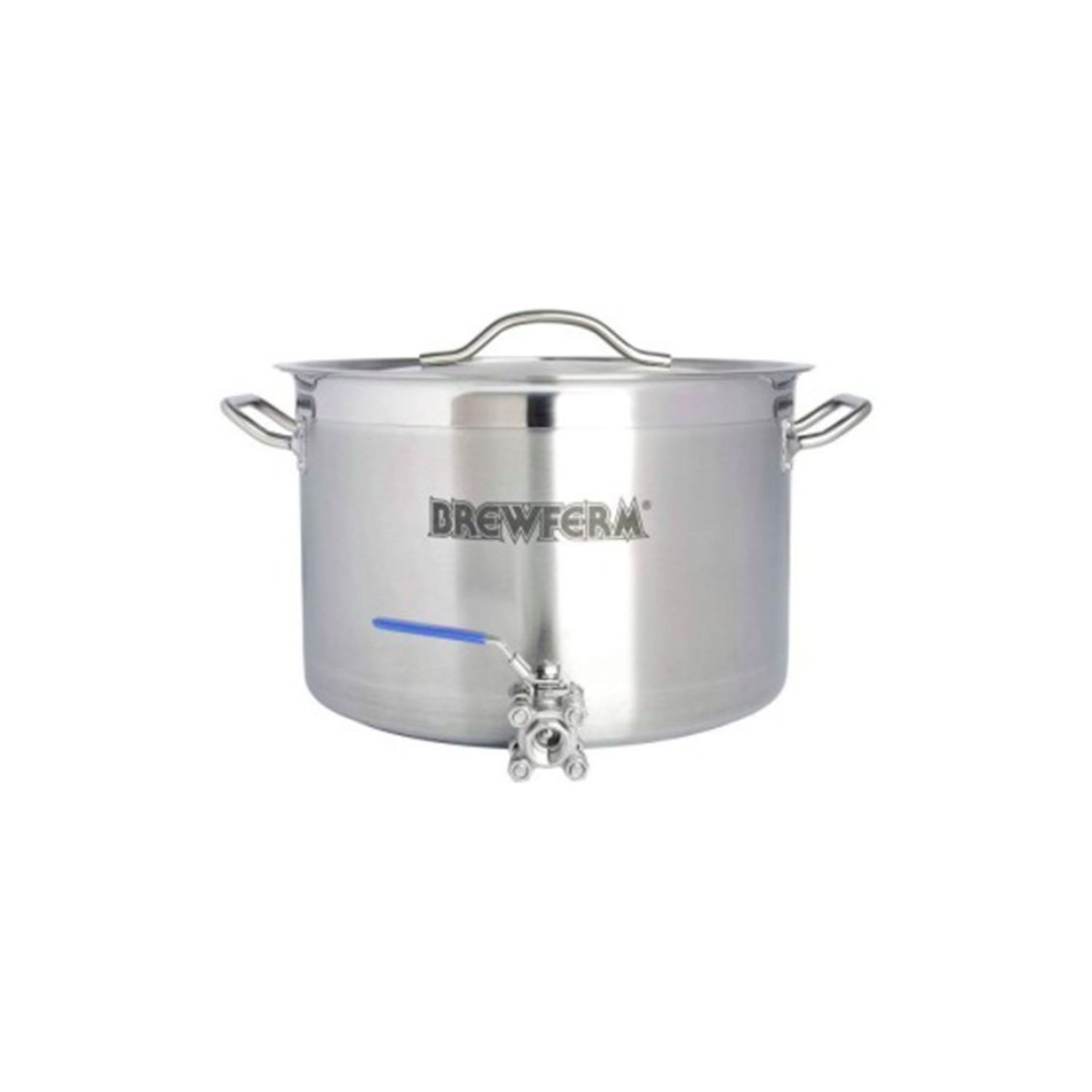 Maischekessel Edelstahl 25 l mit Kugelhahn 