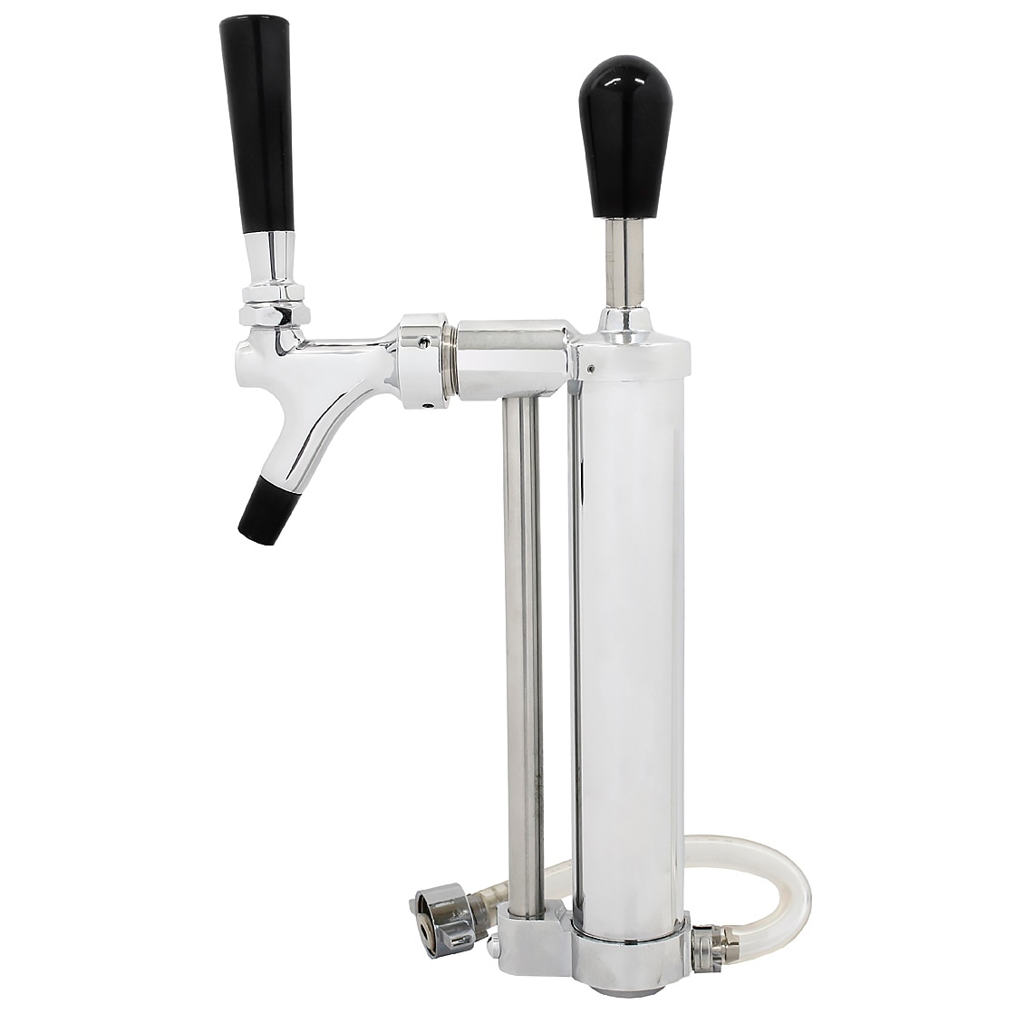 Bierpumpe, Picknickpumpe mit Zapfhahn, mit Kolbenschankhahn, 5/8" Co2-Abgang 