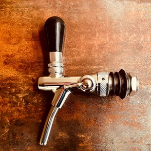 Zapfhahn, Kompensatorhahn, Bierzapfhahn - mit John Guest-Anschluß 