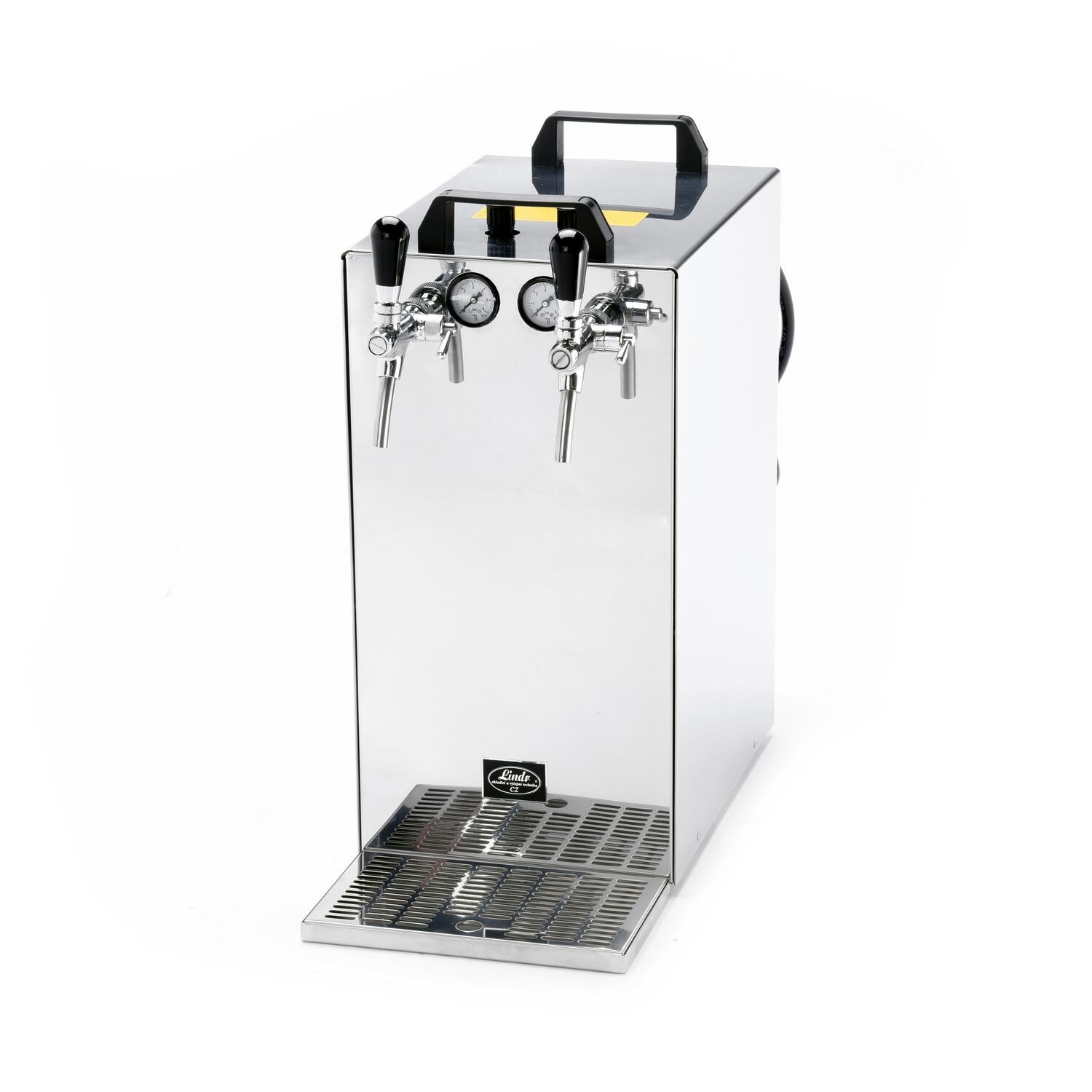 Zapfanlage, Bierzapfanlage Kontakt 155/K Green Line, 2-leitig Trockenkühlgerät aus Edelstahl, 160 Liter/h
