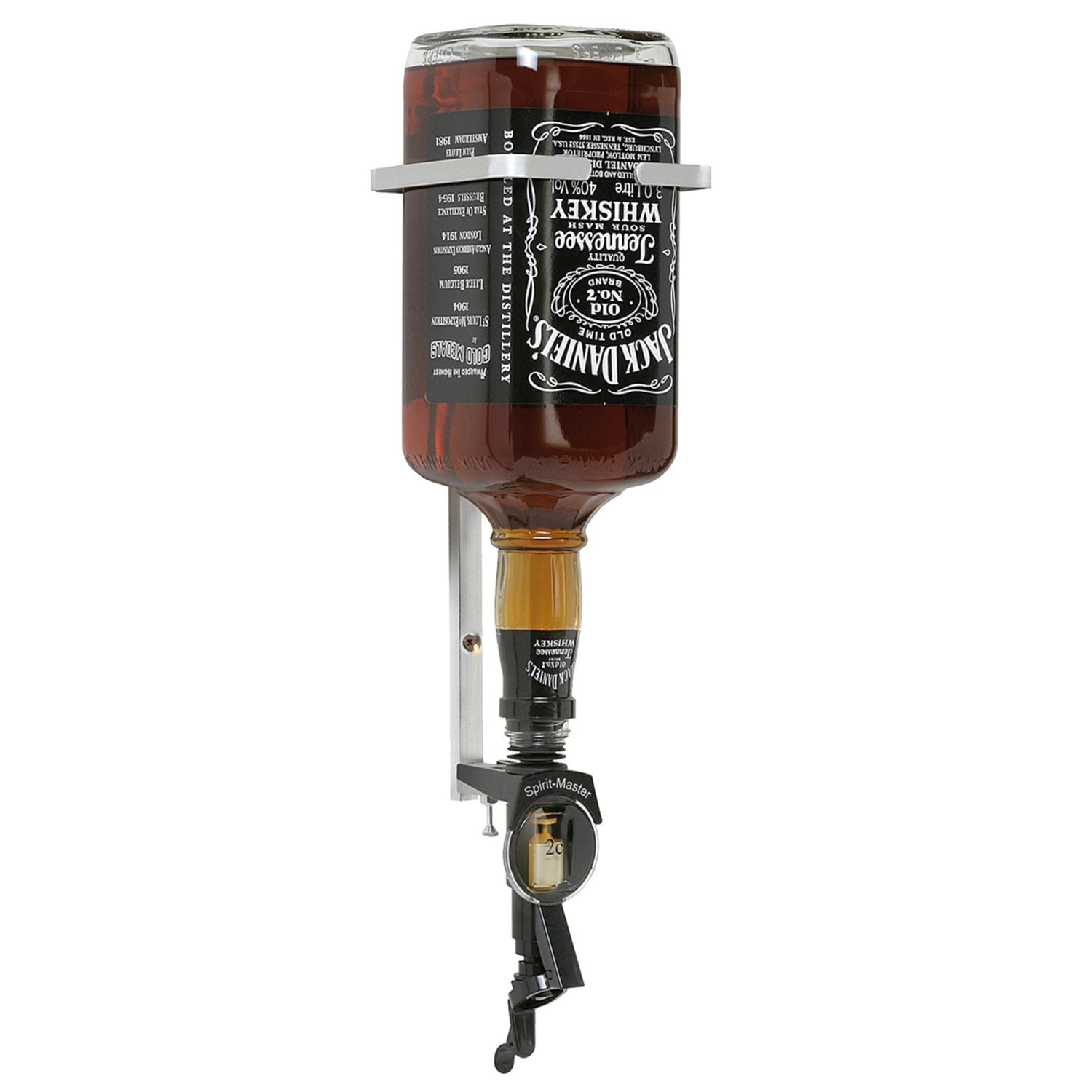 JACK DANIEL'S Flaschenhalter, Flaschen Wandhalterung, Wandhalter f&uuml;r 3 Liter Flasch 