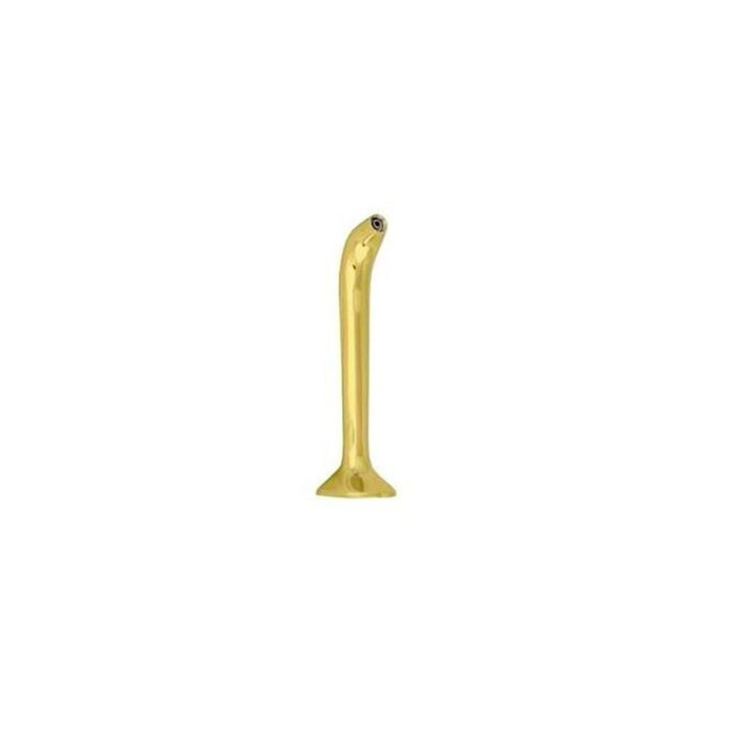 Schanksäule Gold 1-leitig, elegant, "Topp-Qualität!"