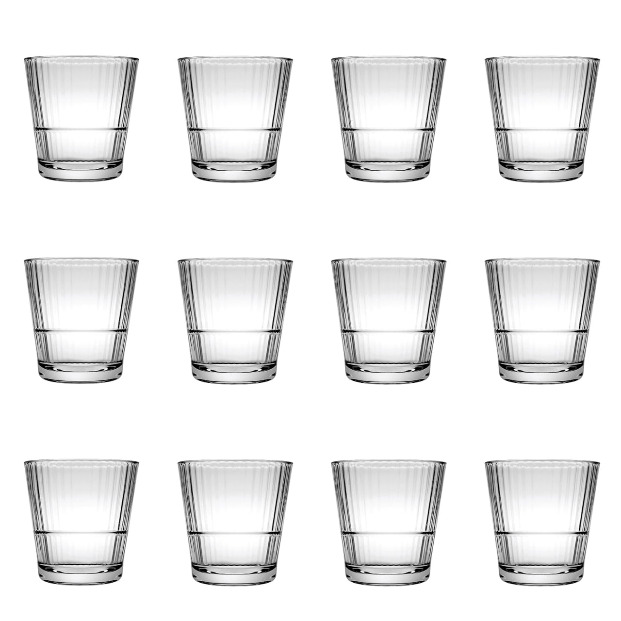 Cocktailgl&auml;ser, Whiskygl&auml;ser 12er-Set - Grande Sunray, 390 ml 