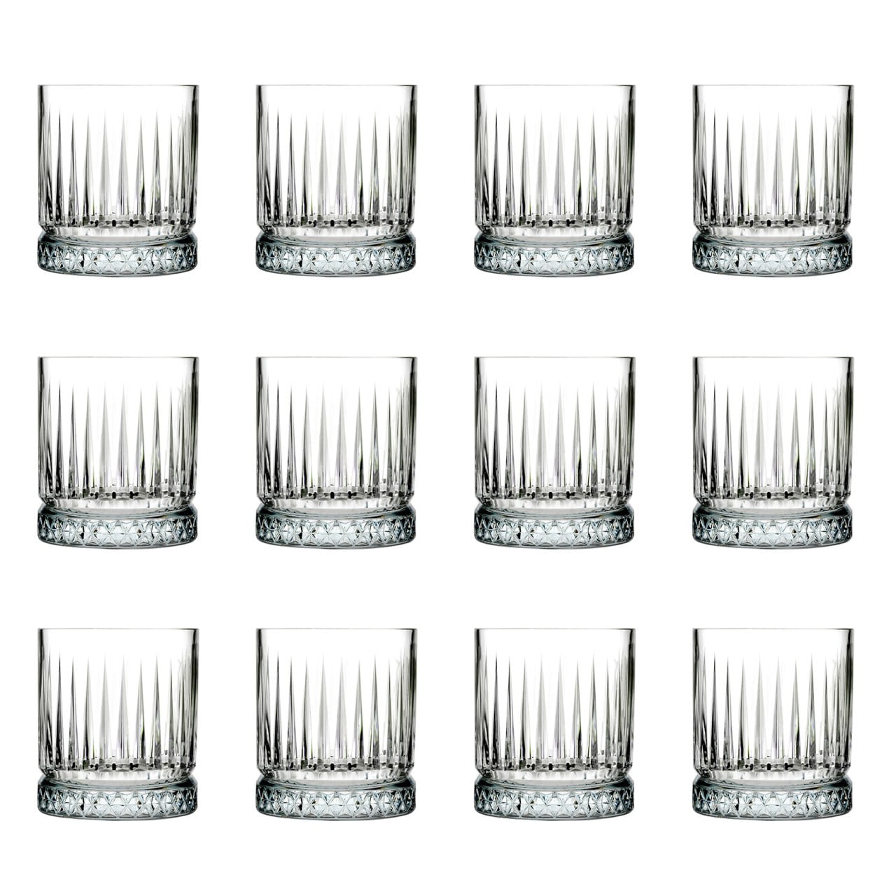 Whiskygl&auml;ser, Whiskybecher - Elysia, 12er-Set, Stilvolle Gl&auml;ser f&uuml;r Whisky & mehr, 355 ml 
