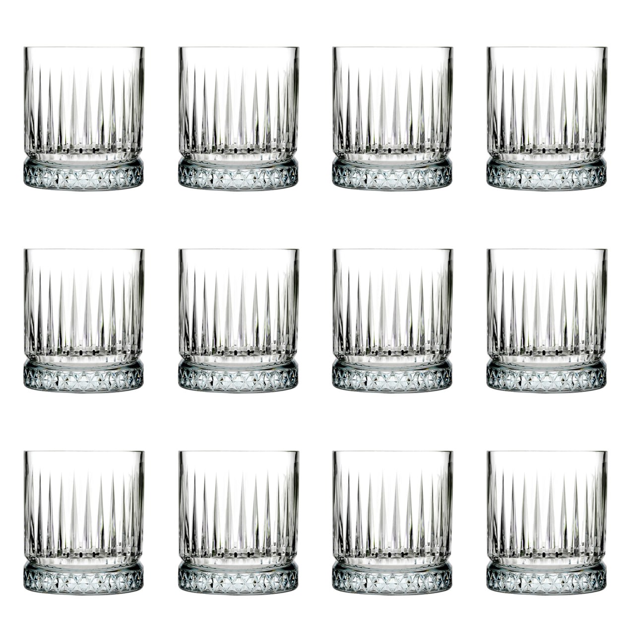 Whiskygl&auml;ser, Whiskybecher - Elysia, 12er-Set, Stilvolle Gl&auml;ser f&uuml;r Whisky & mehr, 210ml 