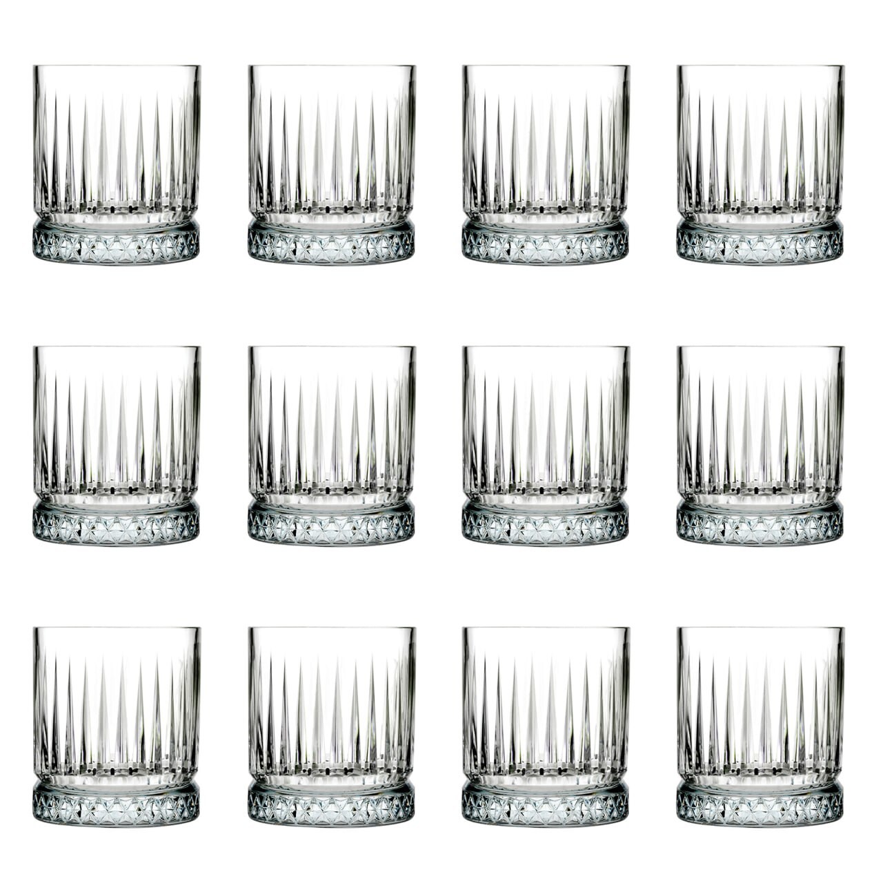Whiskygläser, Whiskybecher - Elysia, 12er-Set, Stilvolle Gläser für Whisky & mehr,