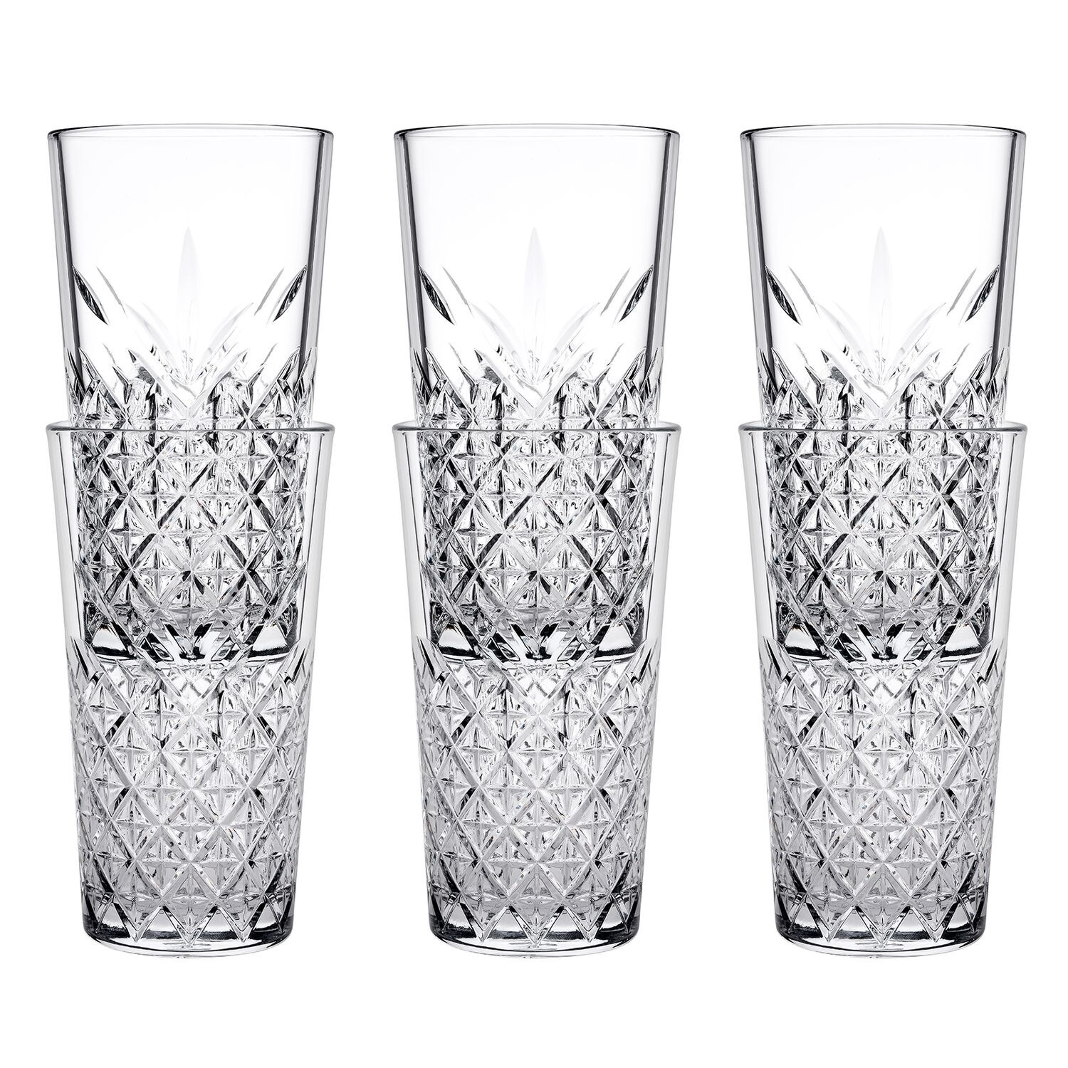 Longdrinkgläser, Trinkgläser 6er-Set - Timeless stackable,