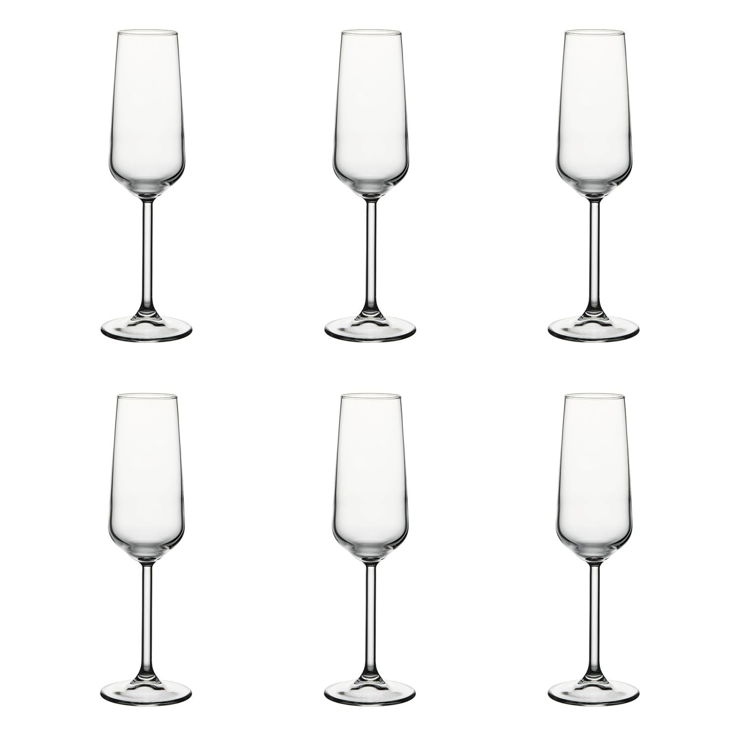 Champagnergl&auml;ser, sektgl&auml;ser 6er-Set - Allegra, 195 ml 