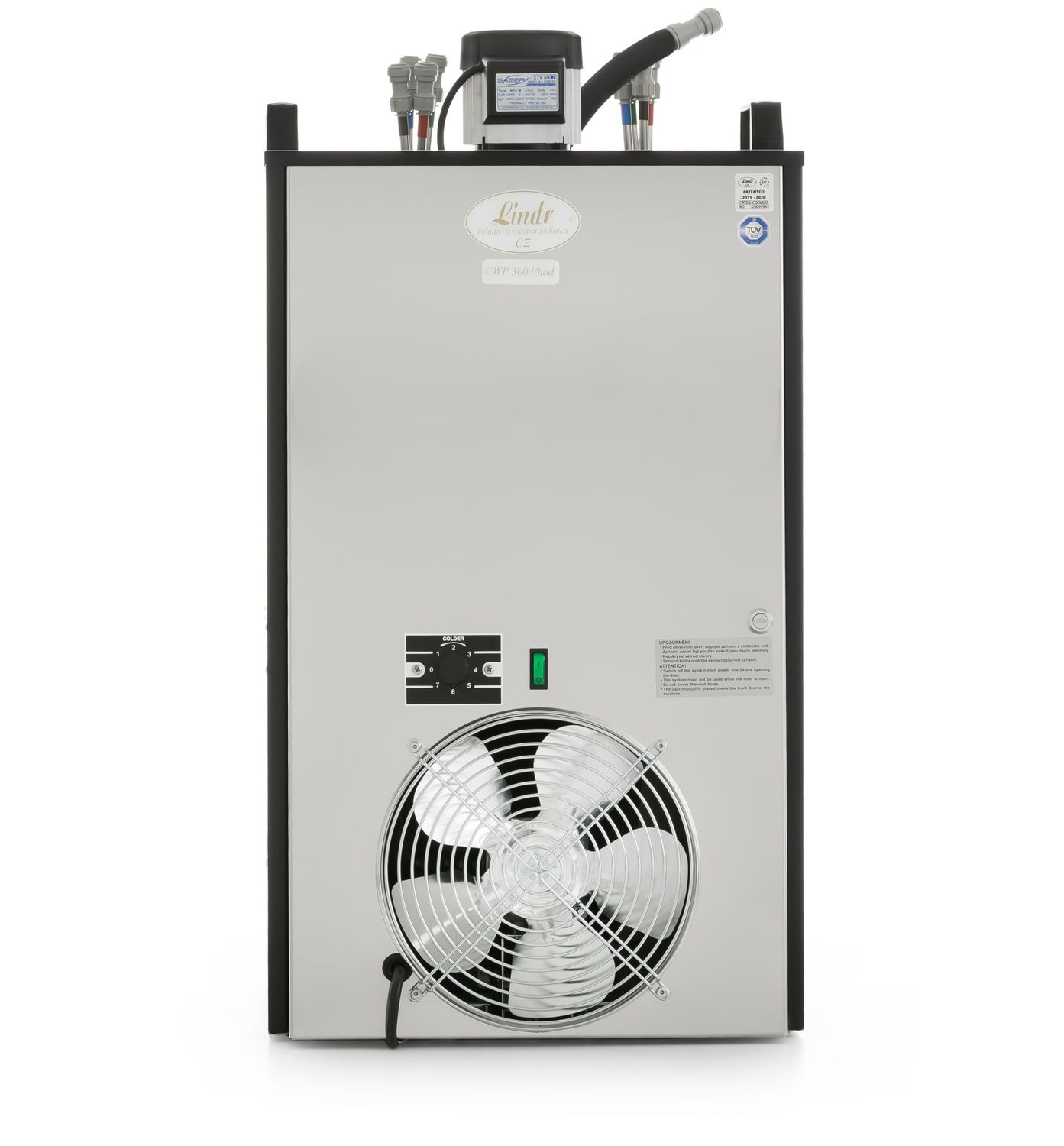 Zapfanlage, Bierzapfanlage, Bierkoffer - Lindr CWP 300, 4-leitig, Green Line 