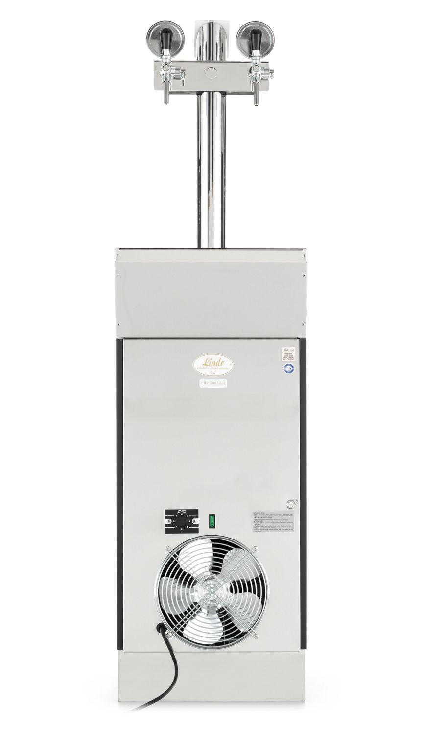 Zapfanlage, Bierzapfanlage, Bierkoffer - Lindr CWP 300 KProfi, 2-leitig, Mobiler, Green Line 