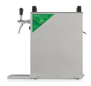 Zapfanlage, Bierzapfanlage K 40 1-leitig Bier Durchlaufkühler, Trockenkühler, 50 Liter/h, Green Line 