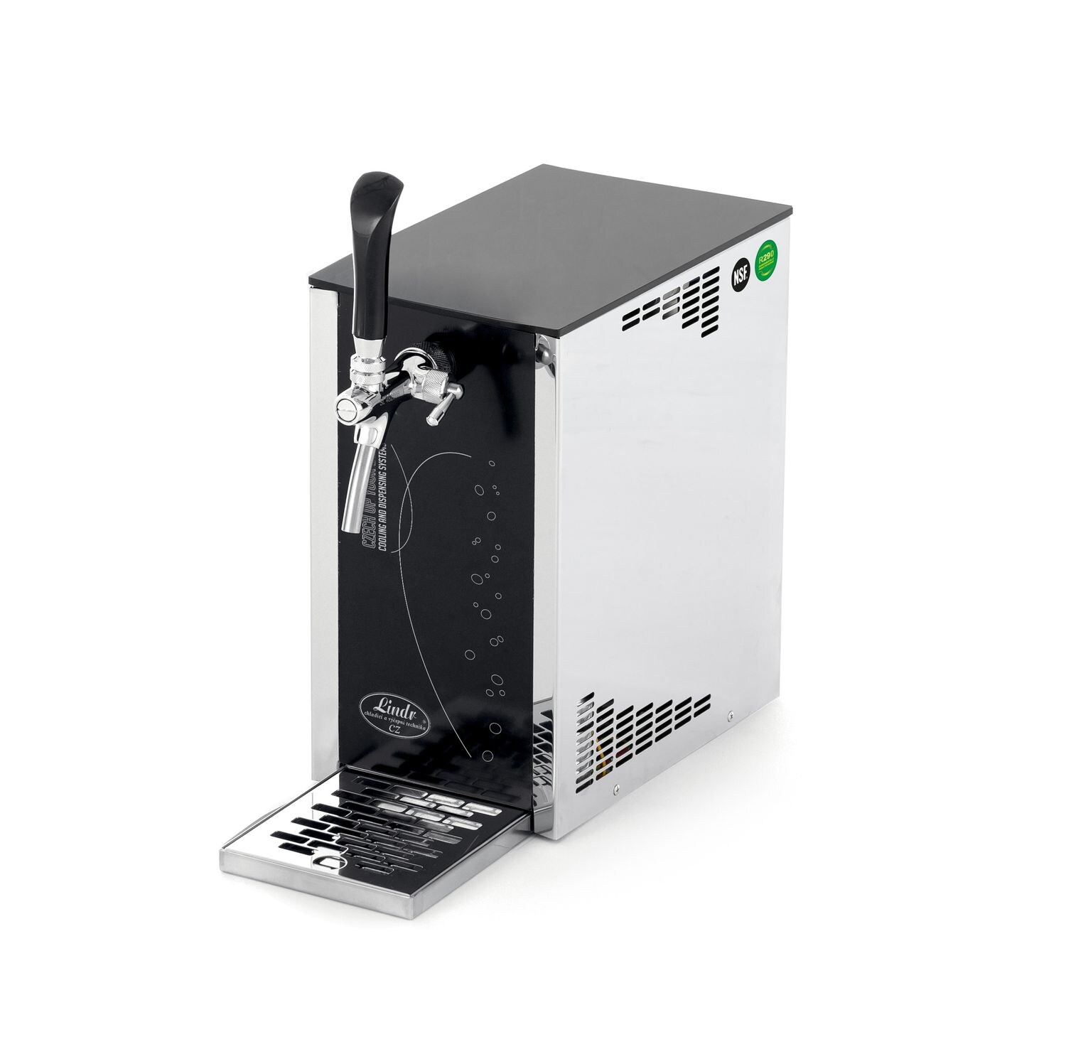 Zapfanlage, Bierzapfanlage PYGMY 25/K Exclusive * Trockenkühler * Zapfanlage ohne CO2 * Luftkompressor * 1leitig