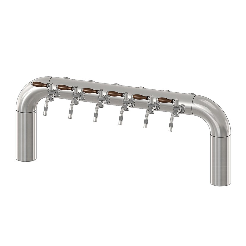 Schanks&auml;ule, Zapfs&auml;ule bier - Lindr Cold bridge U6, Zapfhahn NOSTALGIE 