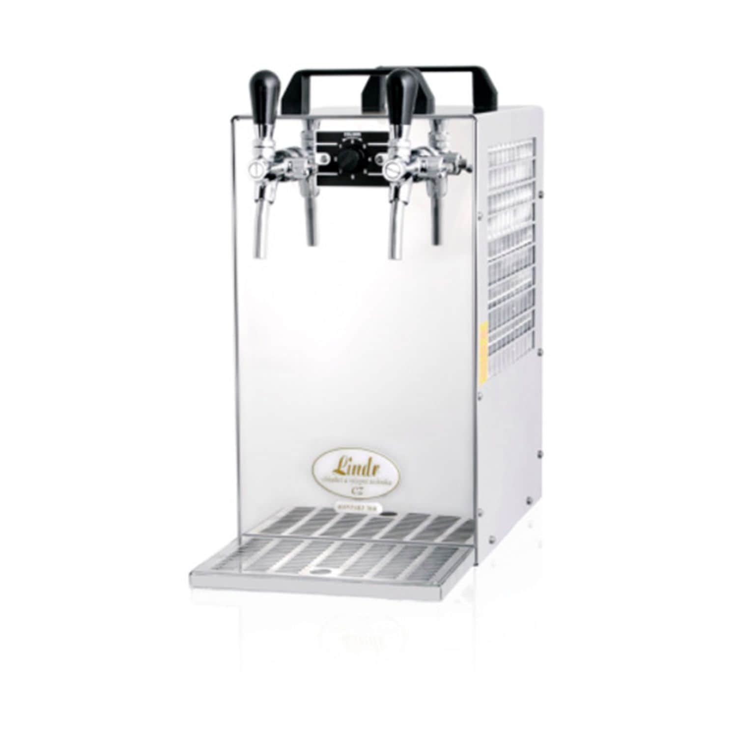 Zapfanlage, Bierzapfanlage Kontakt 70/K, 2-leitig Trockenk&uuml;hlger&auml;t aus Edelstahl, 90 Liter/h, mit Membranpumpe, Green Line 