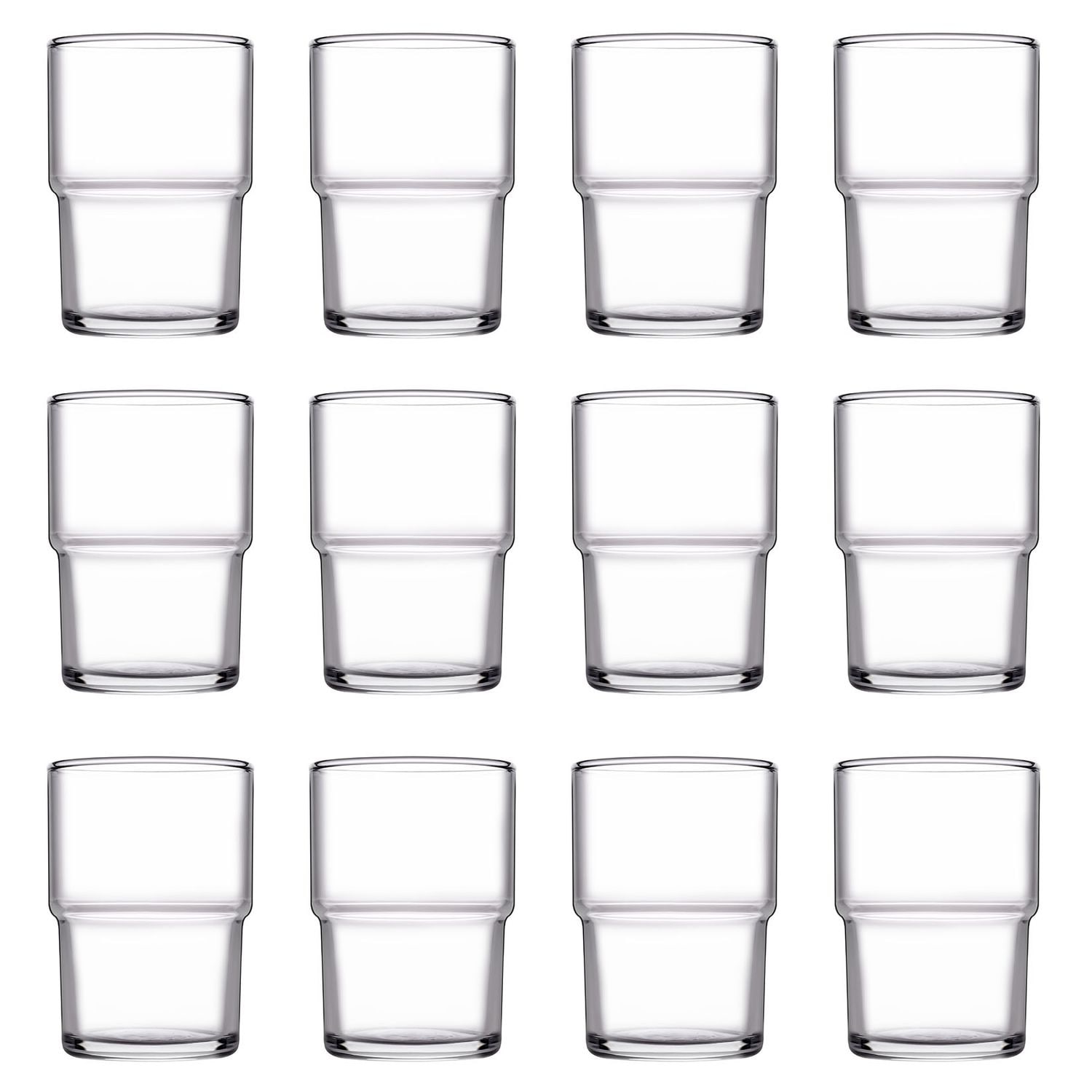 Wassergl&auml;ser, Trinkgl&auml;ser 12er Set - Hill, 200ml 