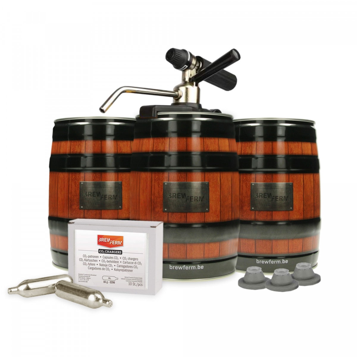 Starterpaket Brewferm Kleine bierf&auml;sser, Partyf&auml;sser - mit Party Star Deluxe 
