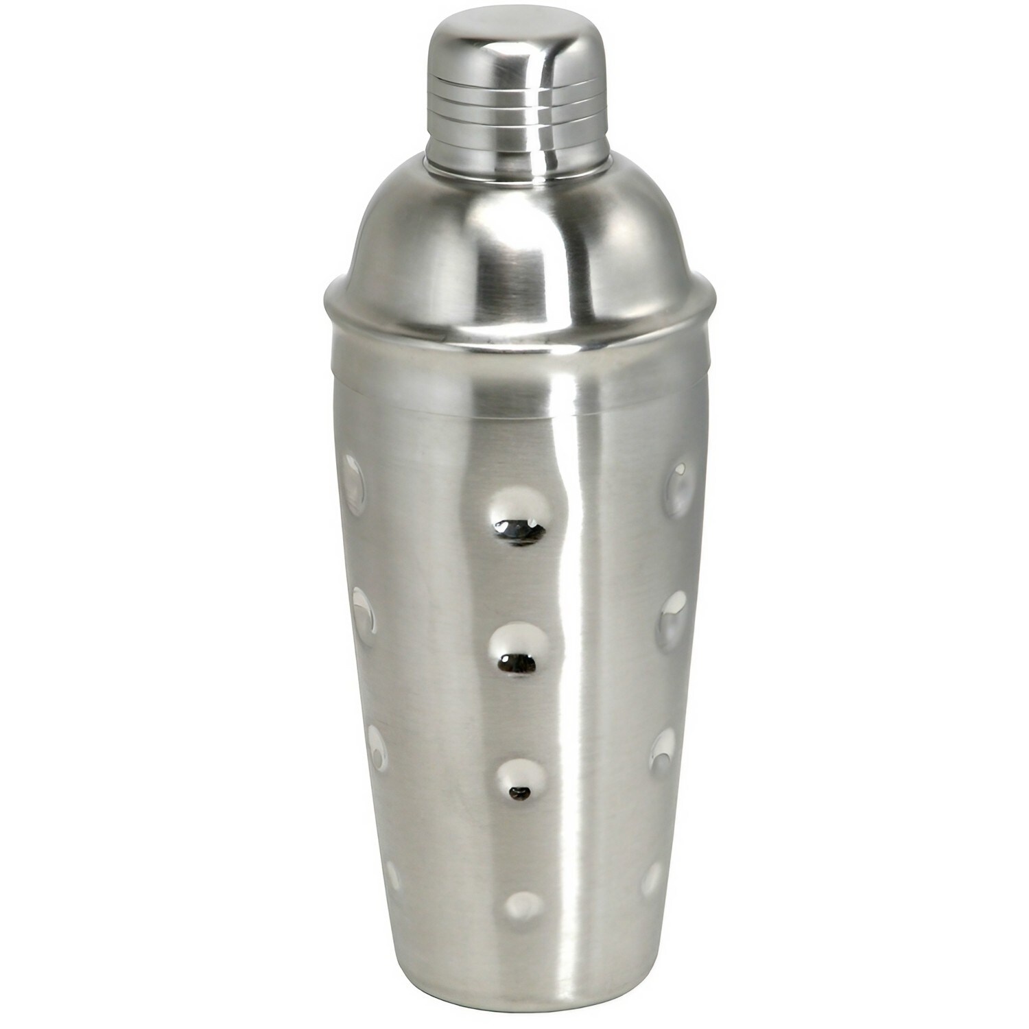 Cocktail shaker 3tlg. - Edelstahl mit Sieb - .