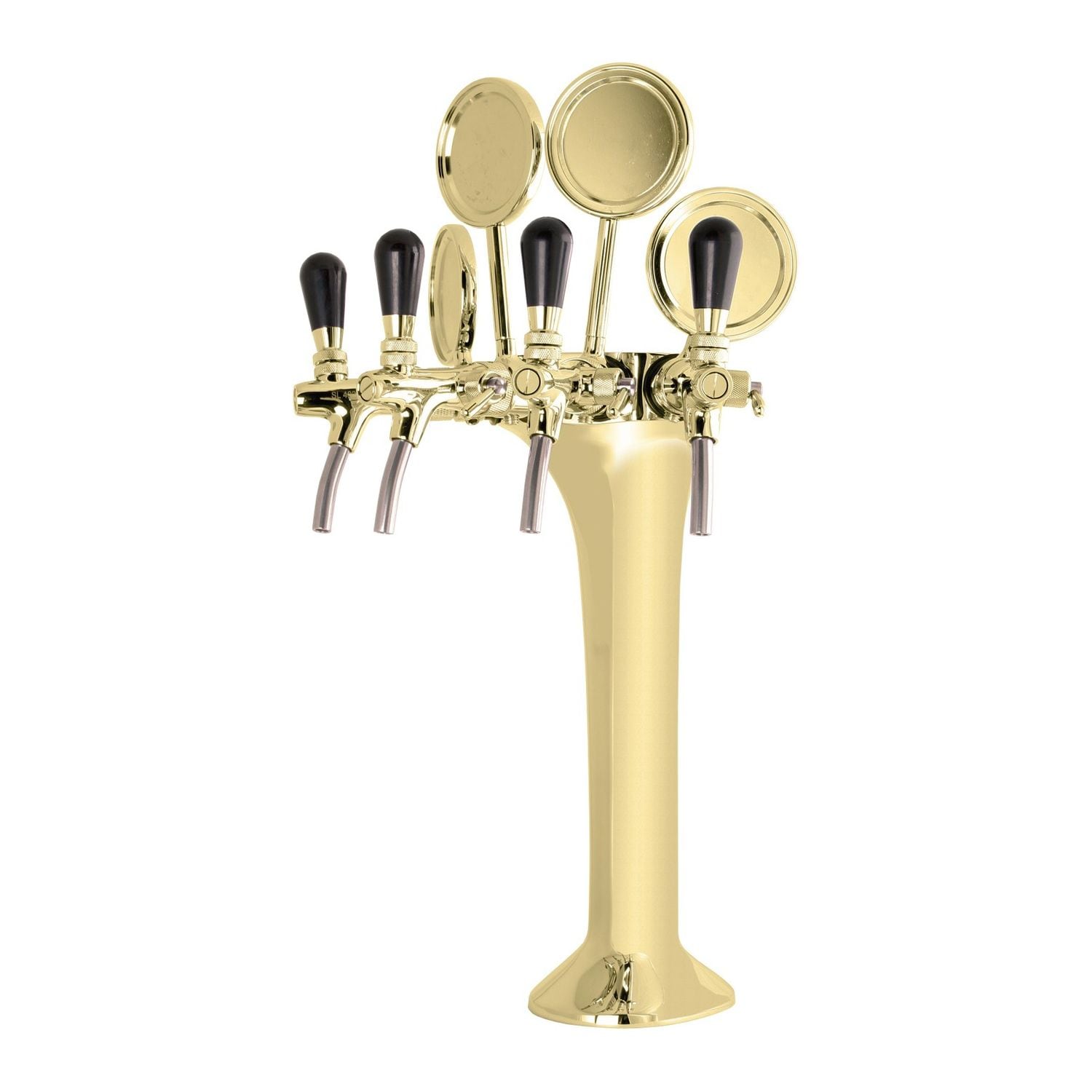 Schanks&auml;ule Gold 4-leitig, elegant, "Topp-Qualit&auml;t!" 