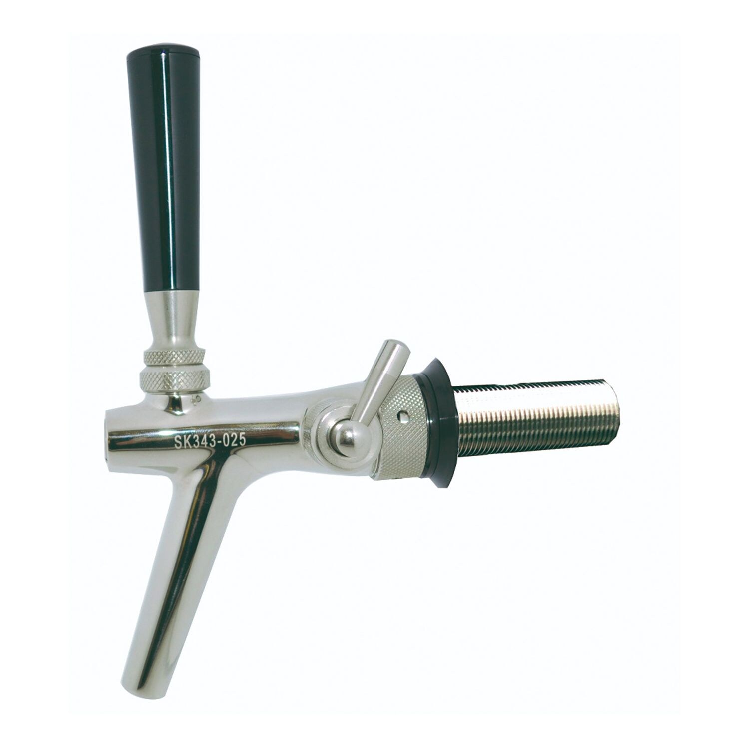 Kompensatorhahn P3500 aus Chromnickelstahl, poliert, Length:35 mm