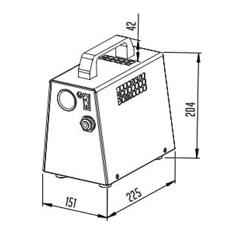Druckluft Kompressor VK15 / VK30 , mini Luftkompressor für Bierzapfen ohne  CO2, Model:Mini-Kompressor VK15