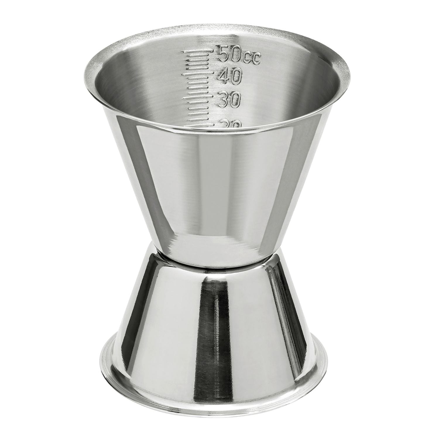 Jigger, Cocktail Messbecher mit Innenskalierung 