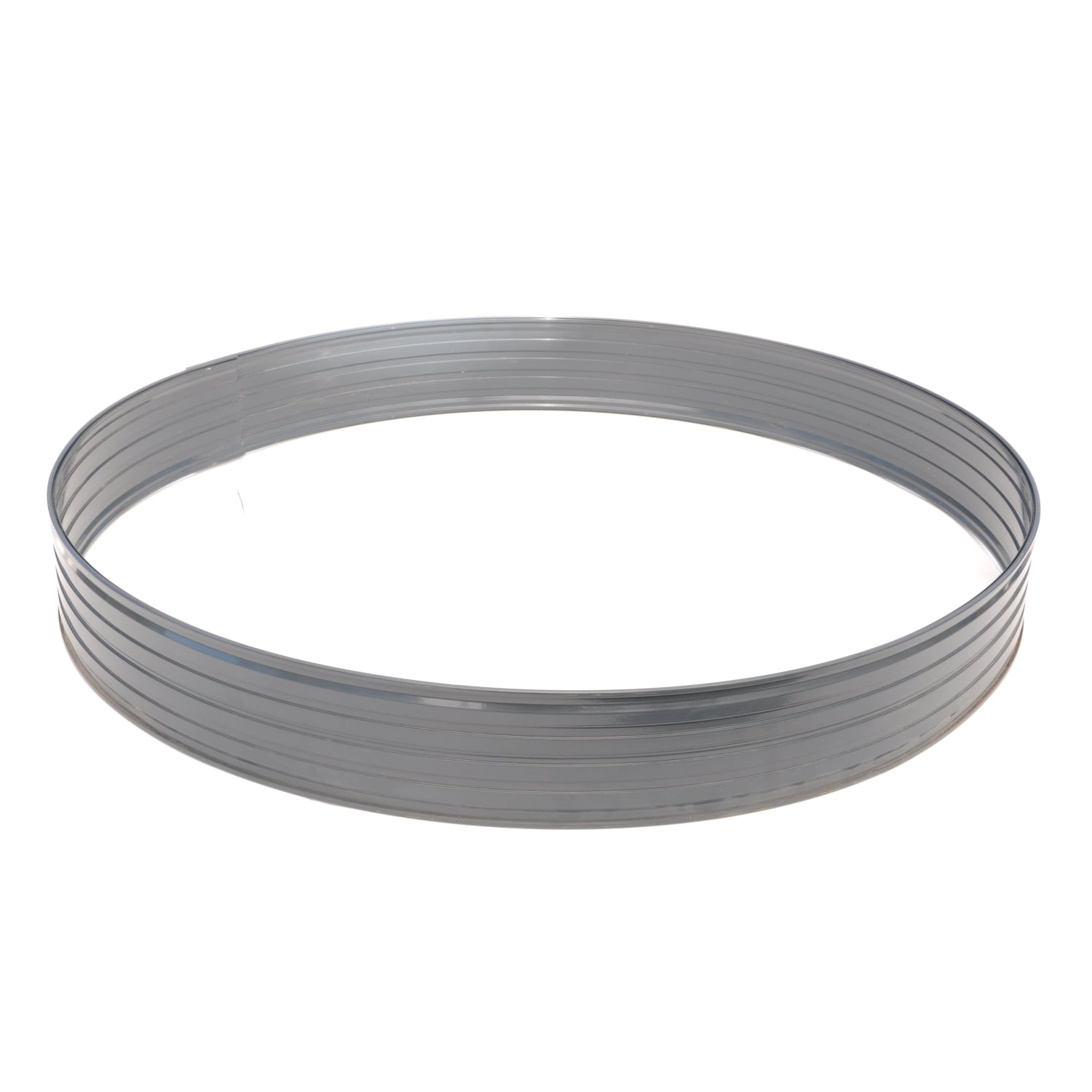 Baumring aus Alu H&ouml;he 100 mm Durchmesser 1.2 m | Baumumrandung | Pflanzringe | Beeteinfassung | Rasenkante rund 