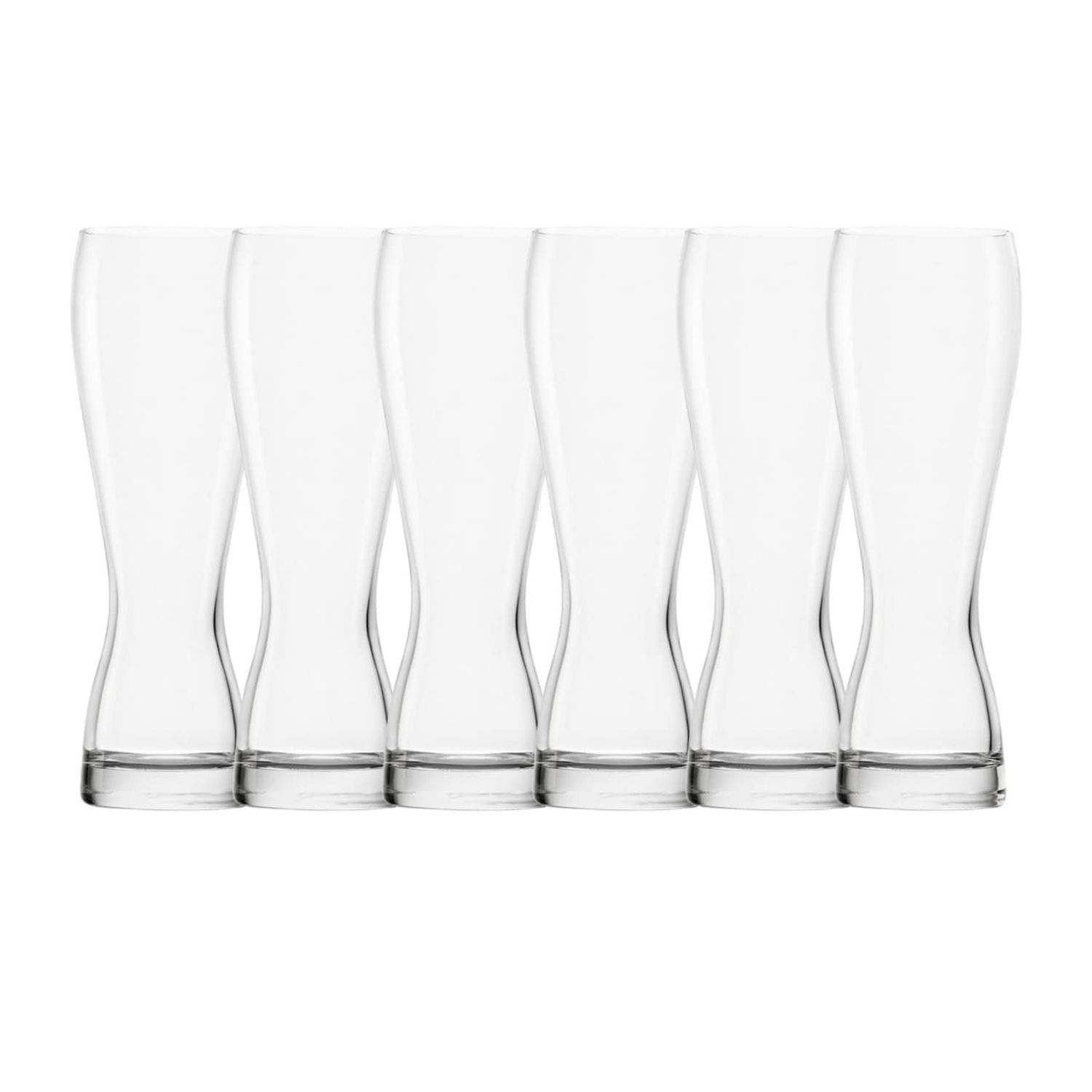 Bierglas 6er Set Biergl&auml;ser Weizenbier 0,3 Liter 