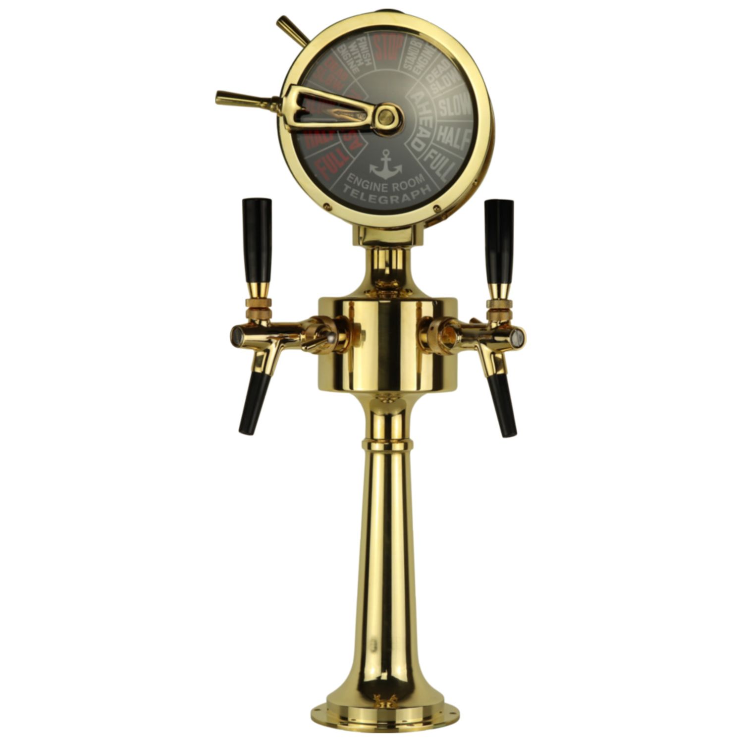 Schanks&auml;ule, Bierzapfs&auml;ule - Modell Maschinentelegraph, 2-leitig 