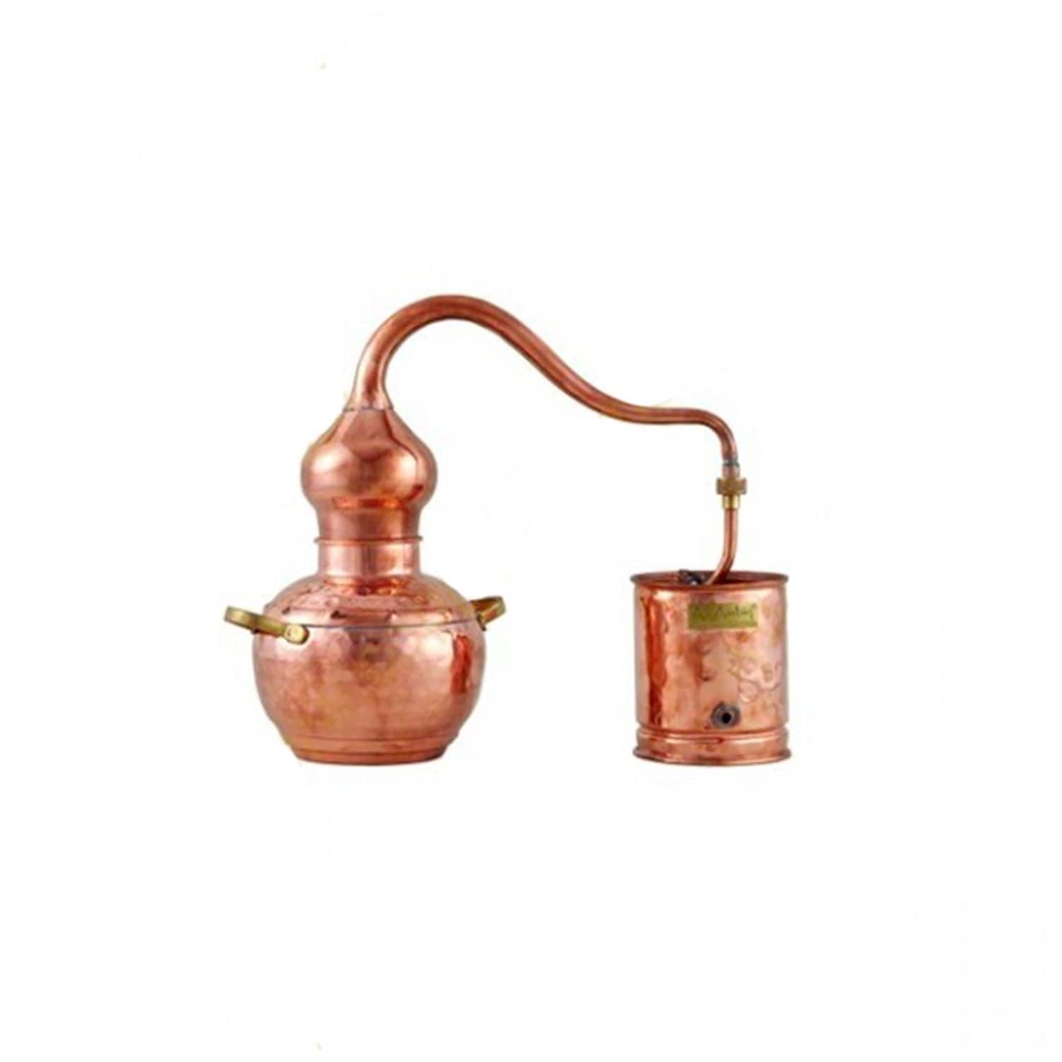 Destille, Destillierger&auml;t, Destillationsapparatur - Alembic Premium, Kupfer 1L 