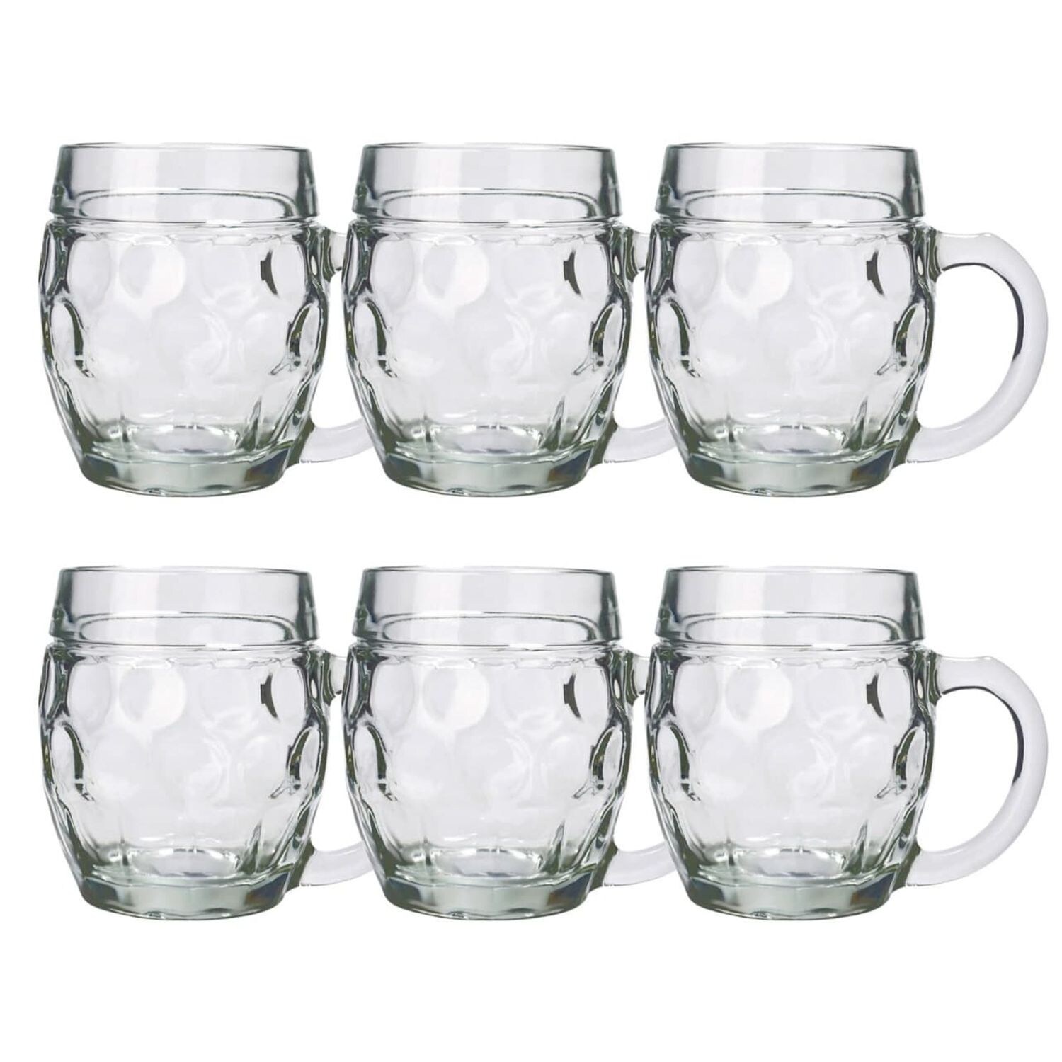 Bierglas, Bierkrug, Maßkrug, Bierseidel 6er Set Biergläser, Tübinger - 0,4 Liter