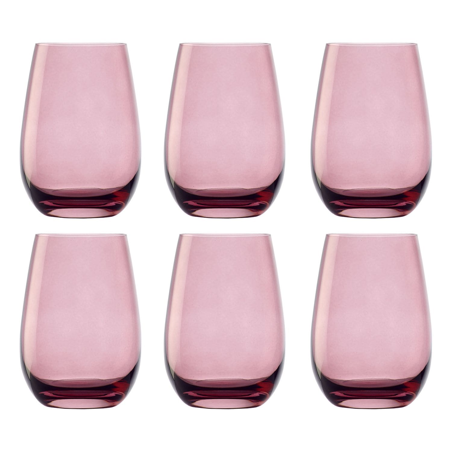 Farbige Trinkgl&auml;ser ELEMENTS 6er-Set, Flieder, 465 ml 