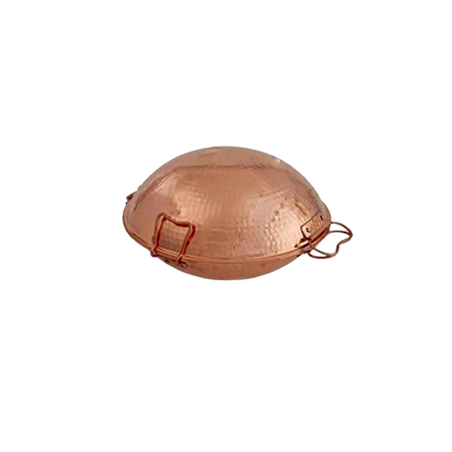 Cataplana - Kupfer, für die Zubereitung von Fisch, Fleisch und Meeresfrüchten, 21cm