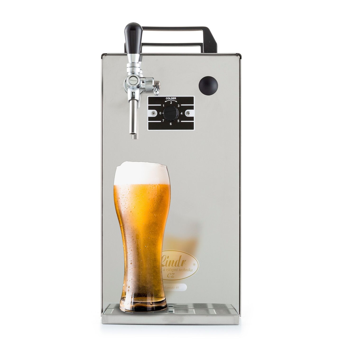 Zapfanlage K 40 Bierzapfanlage 1-leitig Bier Durchlaufkühler, Bierzapfanlage, Trockenkühler, 50 Liter/h, Green Line
