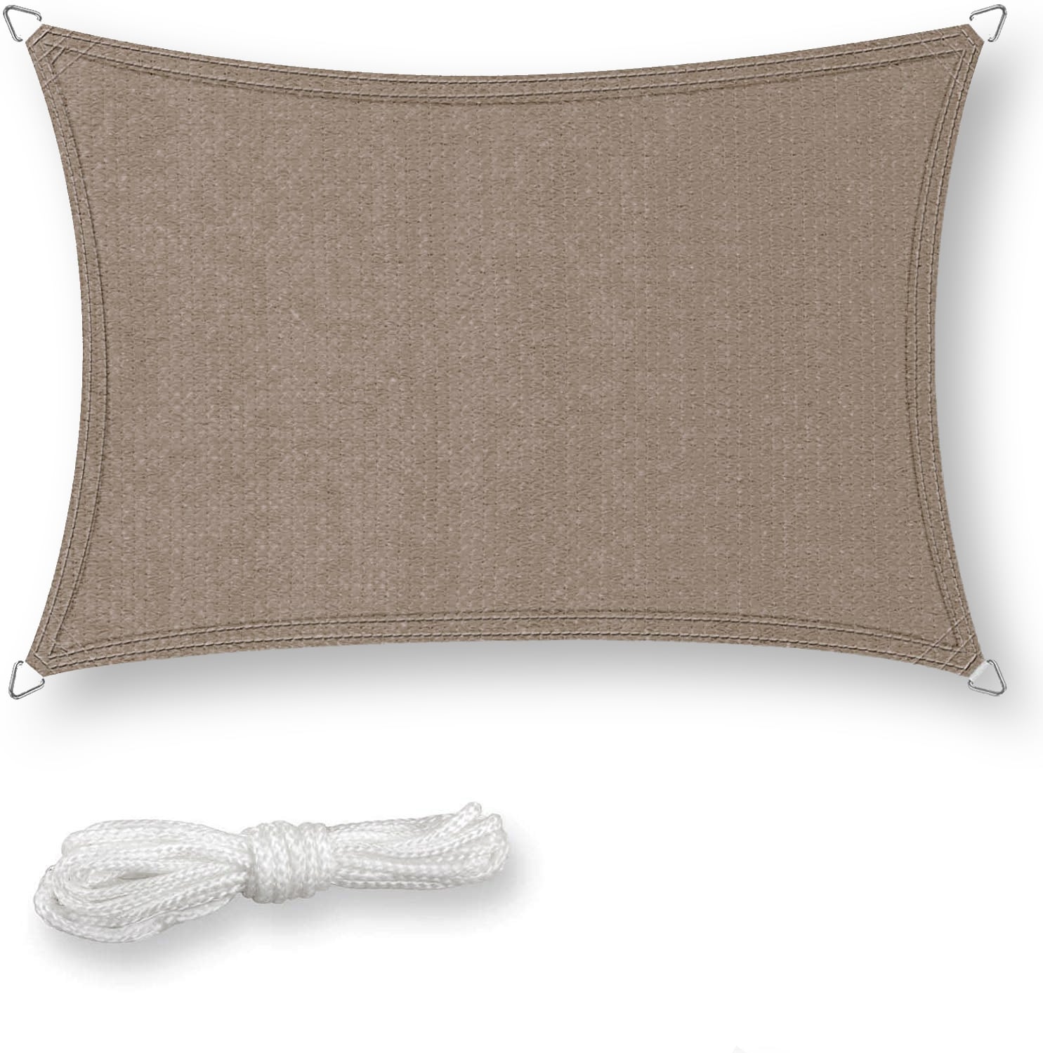 Sonnensegel Rechteck, HDPE 