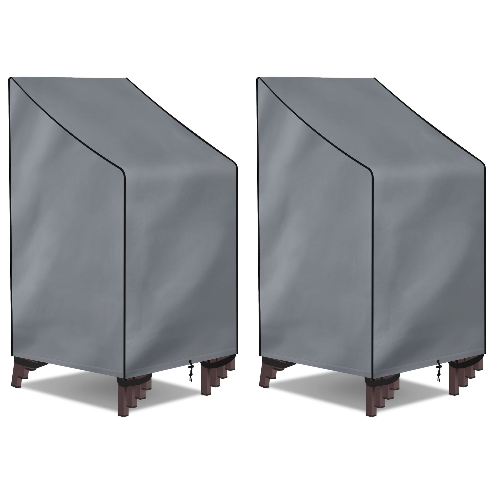 Schutzh&uuml;lle f&uuml;r Stapelst&uuml;hle, 65 x 65 x 80/120 cm 