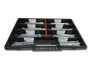 80 tlg Zylinderschrauben Sortiment M6 // 65mm-100mm Schrauben Set Schraubenbox DIN 912/ISO4762 Bolzen Vollgewindeschrauben Maschinenschrauben Gewindeschrauben Zylinderkopfschrauben 