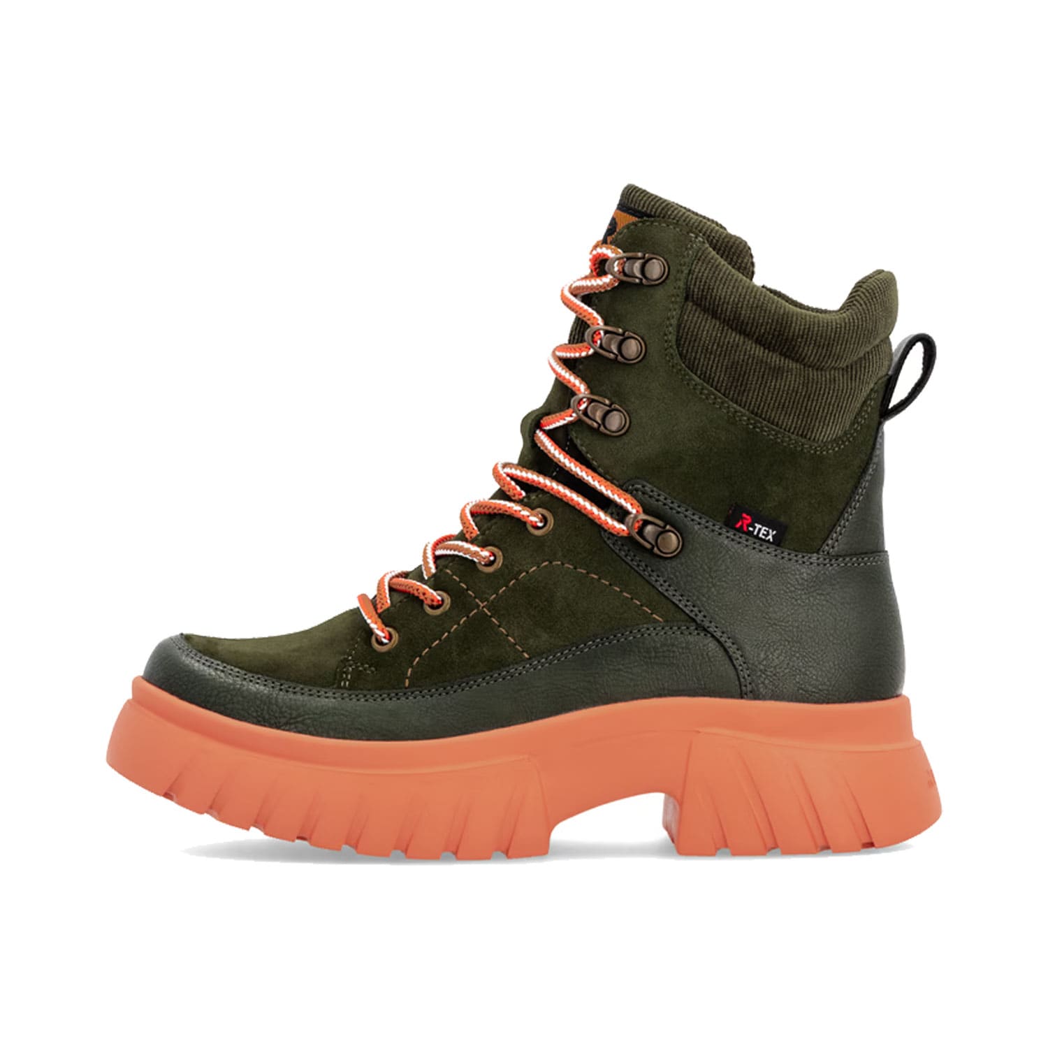 Rieker Damen Schn&uuml;rstiefel 