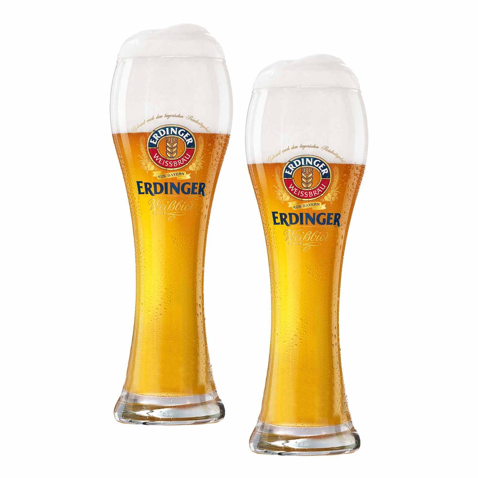 Weizenbiergläser Erdinger  2er Set