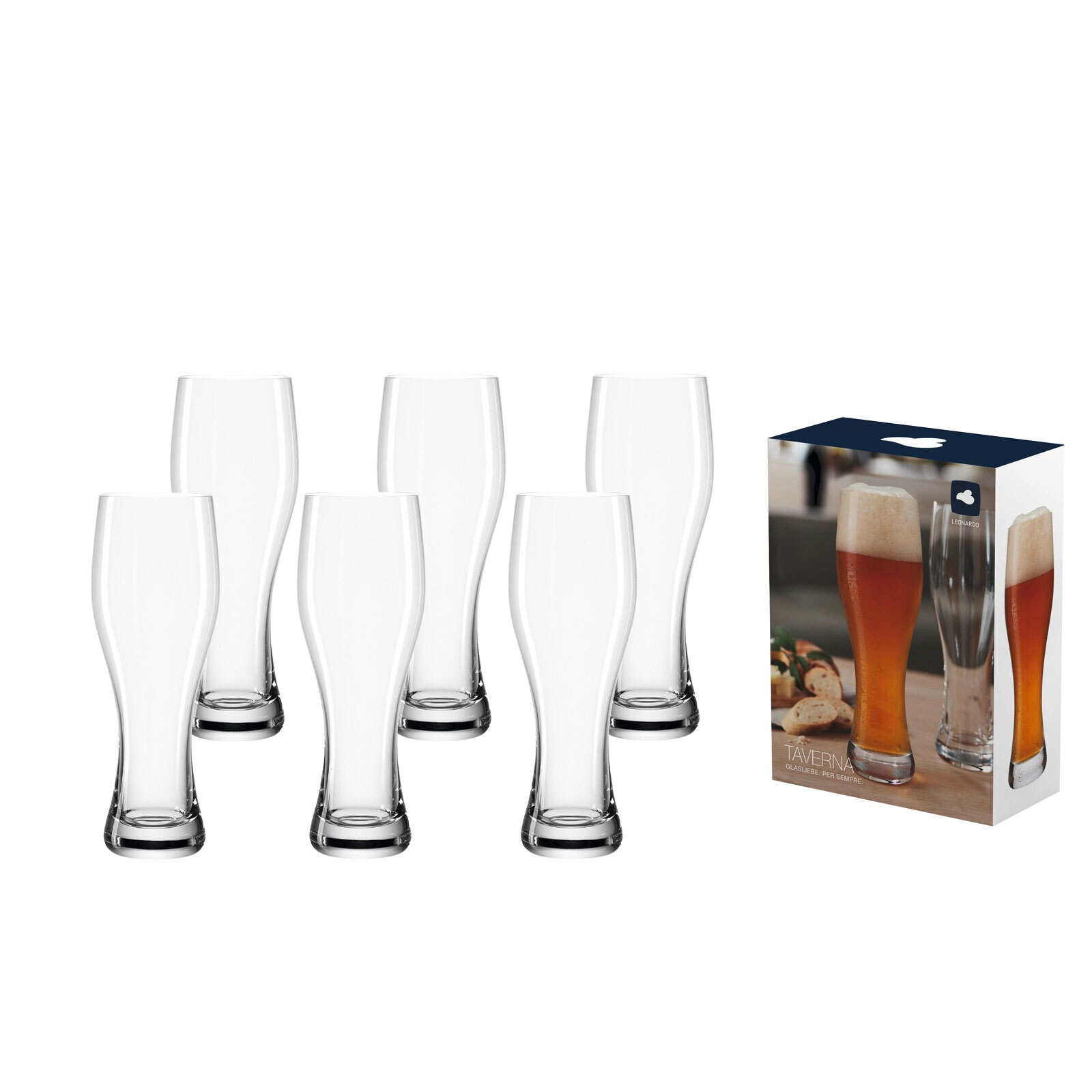 Leonardo Weizenbiergl&auml;ser Taverna 330 ml 6er Set 