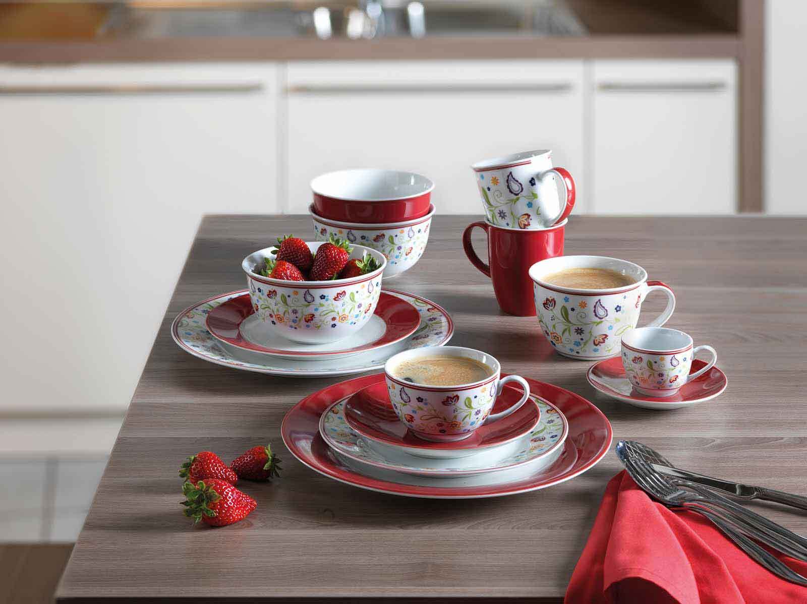 Ritzenhoff & Breker Kaffeeservice Shanti Doppio 12-tlg