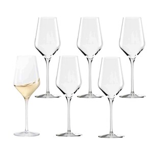 Stölzle Lausitz Weißweingläser Quatrophil 405 ml 6er Set 
